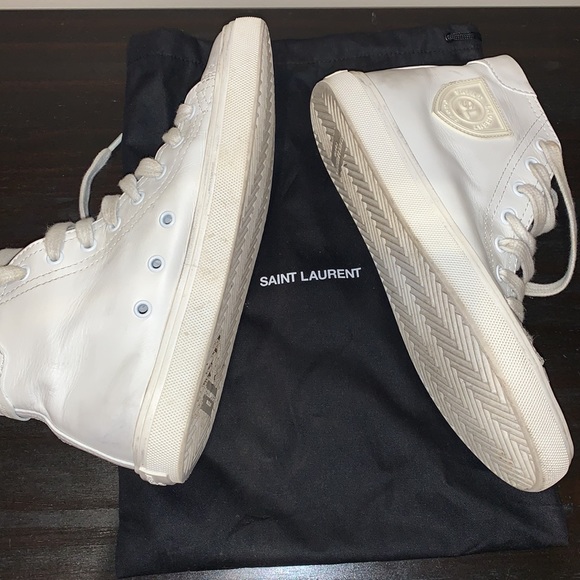 Saint Laurent Bedford High Top Sneakers - Picture 2 of 9